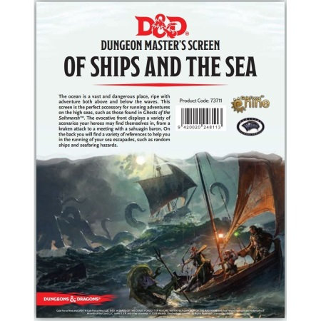 Dungeons & Dragons 5E: Dungeon Master's Screen - Of Ships & the Sea