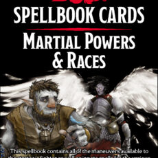 Dungeons & Dragons 5E: Martial Powers & Races Spellbook Cards