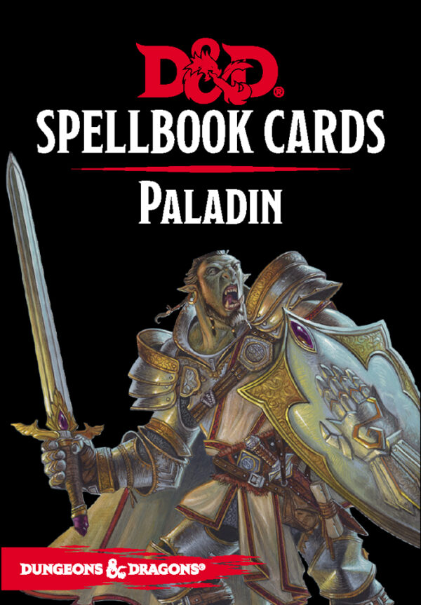 Dungeons & Dragons 5E: Paladin Spellbook Cards