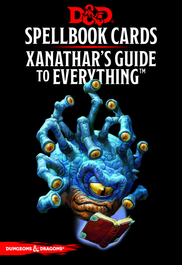 Dungeons & Dragons 5E: Xanathar's Guide to Everything Spellbook Cards